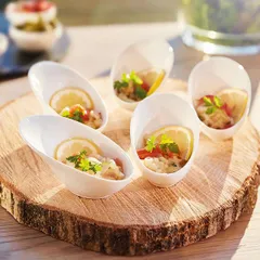 Соусник «Аппетайзер» фарфор 45мл D=120,H=54мм белый, изображение 3