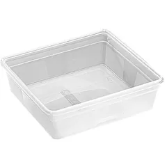 Gastronorm container (2/3)  polyprop. , H=15, L=35.4, B=32.5 cm