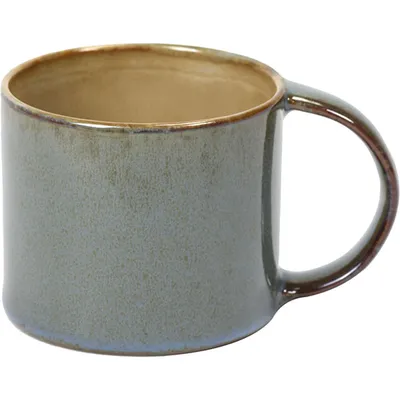 Чашка кофейная керамика 100мл D=60,H=51мм серый,голуб., Цвет: Серый