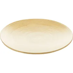 Блюдо для подачи для фруктов и выпечки бамбук D=35,H=5см св. дерево, изображение 2