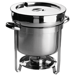 Мармит-супница с подогрев. сталь нерж. 7л D=24,H=35,L=37см металлич.