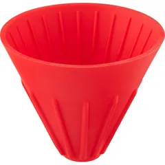 Funnel (pourover)  silicone  D=10/2cm  red