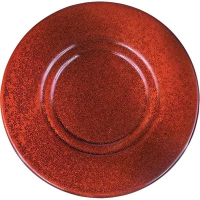 Чайная пара «Млечный путь оранжевый» фарфор 200мл D=15,5см оранжев.,черный, Цвет: Оранжевый, изображение 2