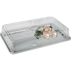 Крышка для подноса фуршетного пластик ,H=95,L=530,B=325мм прозр.