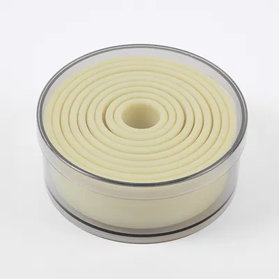 Форма-резак «Круг» (диаметр от 2 до 10 см) (набор)[9шт] нейлон ,H=35мм бежев.