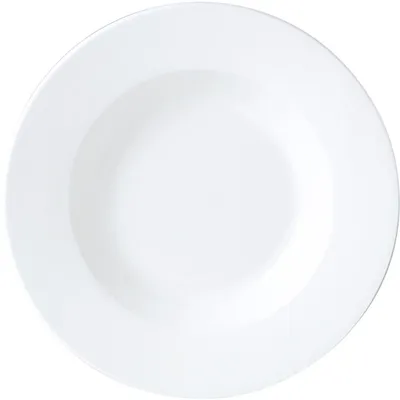 Блюдо «Симплисити» круглое глубокое фарфор 0,6л D=300,H=32мм белый