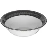 Салатник «Революшн Эдж Гранит» фарфор 430мл D=165,H=50мм серый,коричнев.