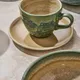 Чашка чайная «Аврора Революшн Джейд» фарфор 350мл D=10,5см зелен.,бежев., изображение 5