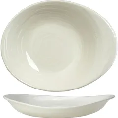 Салатник «Скейп» фарфор 370мл D=24см белый