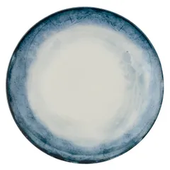 Тарелка «Шэйд» фарфор D=20см белый,синий