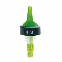 Geyser dispenser plastic 40ml D=3,L=7cm green.