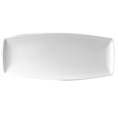 Dish “White Neo”  porcelain ,H=20,L=355,B=153mm white