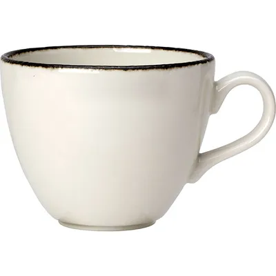 Чашка чайная «Чакоул Дэппл» фарфор 285мл D=95мм белый,черный, Цвет второй: Черный, Объем по данным поставщика (мл): 285