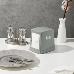 Мельница для cоли и перца 2 предмета с подставкой акрил ,H=11см, изображение 4