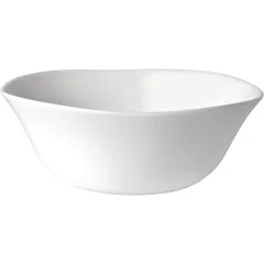 Salad bowl “Parma” square  glass , H=56, L=140, B=140mm  white