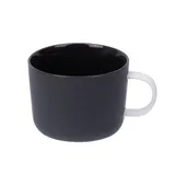 Чашка кофейная «Вейв» фарфор 100мл D=65/55,H=45,L=85мм черный