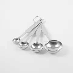 Ложка мерная (1,25+2,5+5+15мл) (набор)[4шт] сталь нерж. D=42,L=130мм металлич.