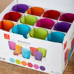 Олд фэшн (стакан) «Палатина» набор из 6 цветов[24шт] стекло 320мл D=84,H=93мм в ассорт., изображение 2