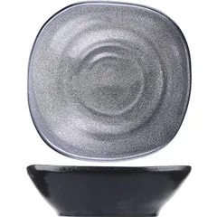 Deep plate “Milky Way”  porcelain  1.2 l  black, white