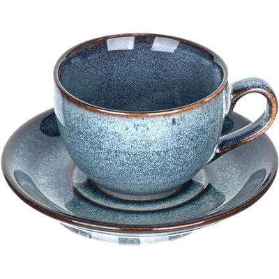 Чашка чайная «Короне Челесте» фарфор 240мл синий, изображение 2