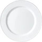 Plate “Simplicity White” substitution porcelain D=270,H=27mm white