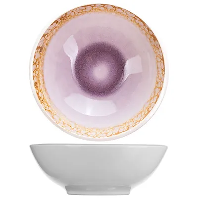 Тарелка глубокая «Самира» керамика D=185,H=65мм фиолет., изображение 2