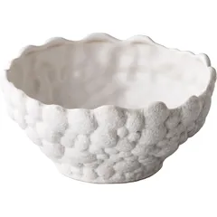 Salad bowl “Ro Design Bai Kevala” ceramics D=145,H=70mm white