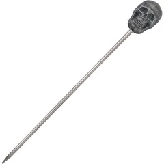 Decorations for cocktails “Onyx” on skewers in the shape of a skull  stainless steel  L=11.2 cm  metal.