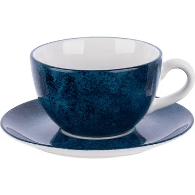 Чашка чайная «Аида» фарфор 280мл синий, Цвет: Синий, Объем по данным поставщика (мл): 280, изображение 7