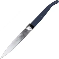 Нож для стейка «Лагиоль» сталь нерж.,пластик ,L=110/225,B=15мм синий
