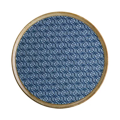 Блюдо для пиццы «Калиф Люпин» фарфор D=32см синий