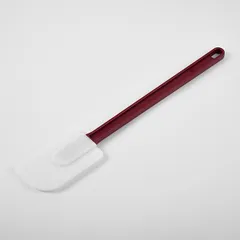 Лопатка жаропрочная силикон,пластик ,L=407/117,B=72мм белый,красный