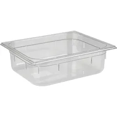 Gastronorm container (1/2)  polycarbonate , H=10, L=32.5, B=26.5 cm  transparent.