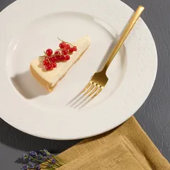 Тарелка «Морелла» мелкая фарфор D=23см белый, изображение 2