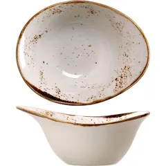 Салатник «Крафт Вайт» фарфор 450мл ,H=75,L=180,B=140мм белый, изображение 3