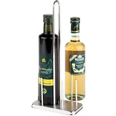 Holder for oil/vinegar bottles metal 0.5l