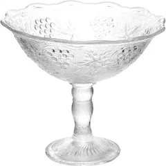 Ваза для фруктов «Пикник» малая стекло D=19,5,H=17см прозр.