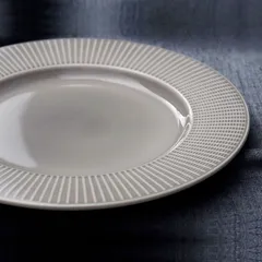 Тарелка «Виллоу Маст» мелкая фарфор D=28,5см серый, изображение 2