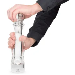 Мельница для соли «Нэнси» акрил D=55,H=300мм прозр.,металлич., изображение 4