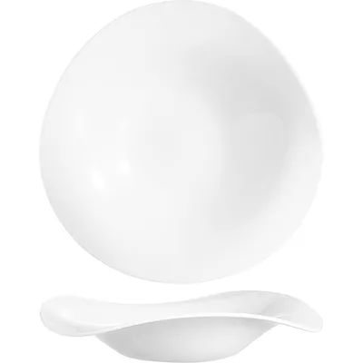 Тарелка для пасты «Тэндэнси» зеникс 0,55л D=280,H=58мм белый