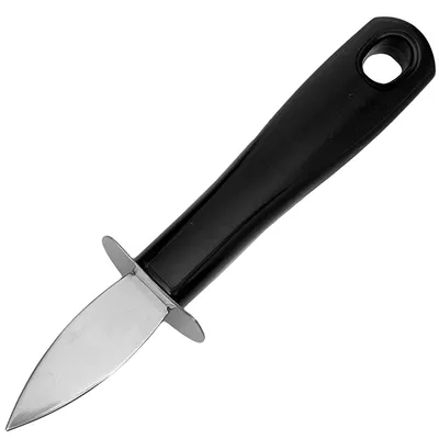 Нож для устриц сталь нерж.,полипроп. ,H=30,L=170,B=42мм черный,металлич.