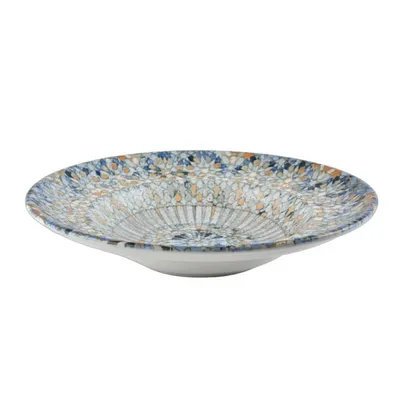 Тарелка глубокая «Мозаик» фарфор 450мл D=270,H=56мм разноцветн., изображение 2