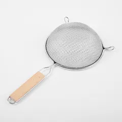 Сито с ручкой сталь нерж.,дерево D=155,L=315,B=60мм, изображение 2