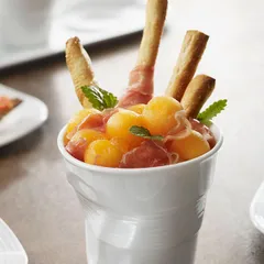 Стакан для горячих напитков «Фруассэ» для капучино фарфор 180мл D=85,H=85мм белый, изображение 2