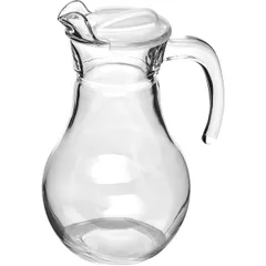 Кувшин «Бистро» с крышкой стекло 1л D=81,H=213,L=130мм прозр., изображение 2