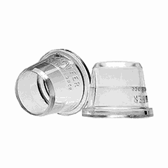 Set of pastry nozzles[2pcs] polycarbonate D=7mm