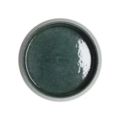 Салатник «Эллипс» керамика D=200,H=55мм белый,зелен., изображение 2