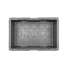 Термоконтейнер «Лайт» до 15 кг полипроп. 32л ,H=24,L=60,B=40см черный, изображение 2