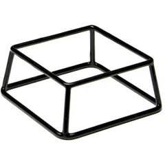 Подставка фуршетная для блюда металл ,H=8,L=18,B=18см черный