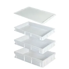 Крышка для контейнера для продуктов универсальная полипроп. ,L=60,B=40см белый, изображение 2